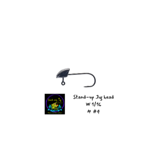 Stand-up Jig head W1/16 H#4 (8pk)