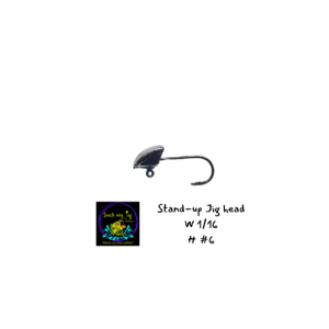 Stand-up Jig head W1/16 H#6 (8pk)